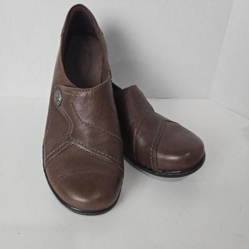 Clarks Bendables Brown Leather Shoe